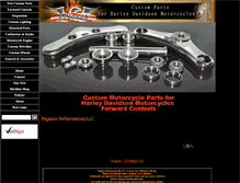 Tablet Screenshot of pegasusperf.com